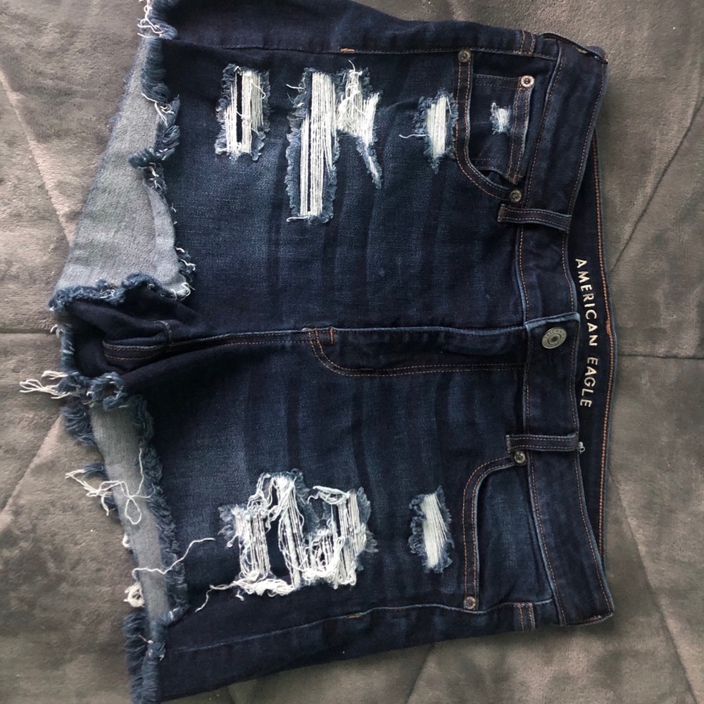 American Eagle Hi-rise shortie shorts